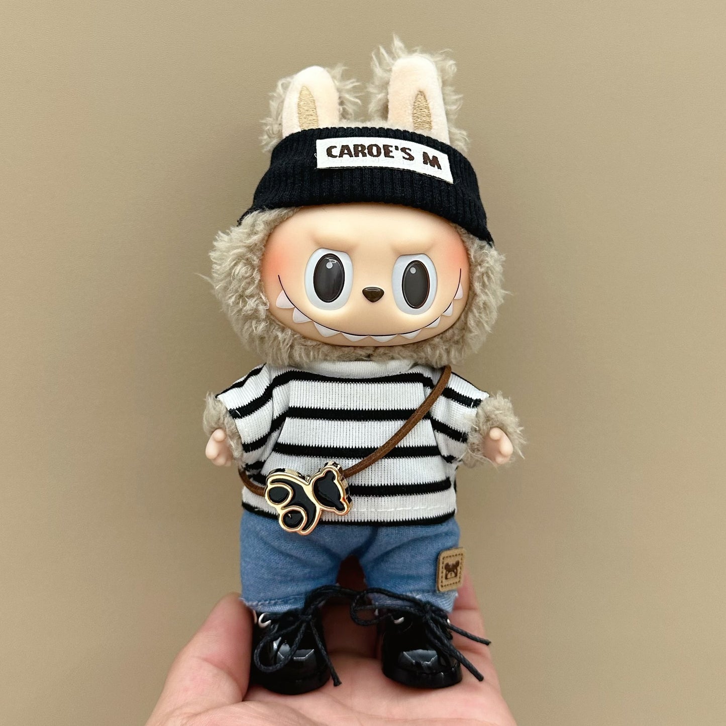 Labubu baby clothes 17cm rabub clothes blind box doll skirt set cute dress-up toys cross-border wholesale
