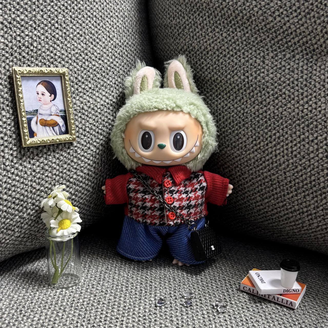 17cm Doll Clothes Suitable for 17cm Labubu Plushies
