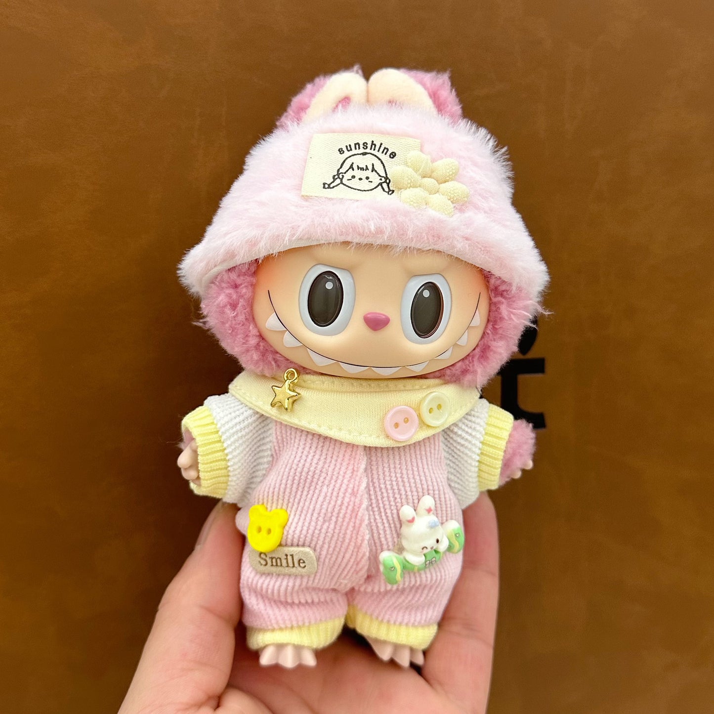 Labubu baby clothes 17cm rabub clothes blind box doll skirt set cute dress-up toys cross-border wholesale