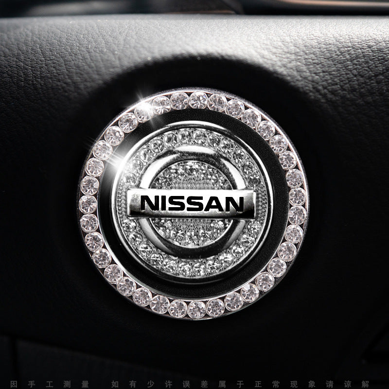 Bling Car Engine Start Button Cover