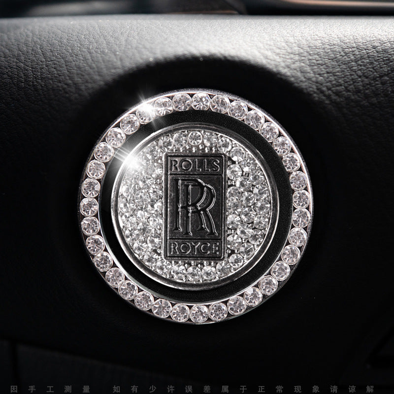 Bling Car Engine Start Button Cover