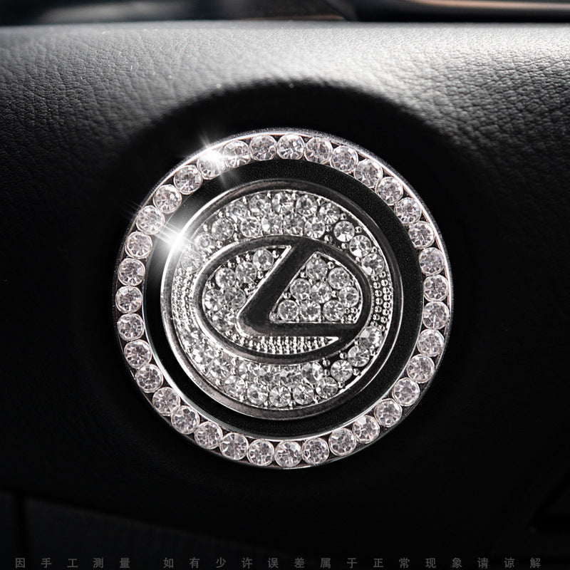 Bling Car Engine Start Button Cover