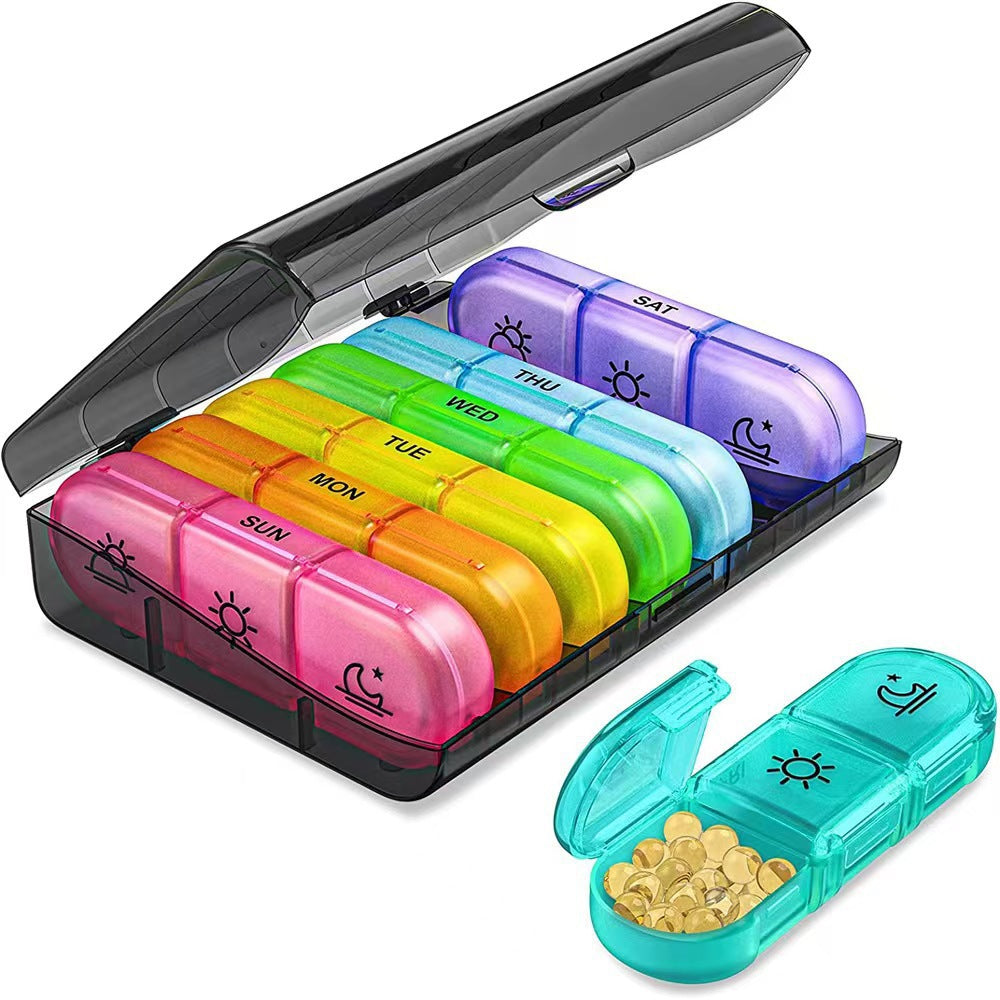 Weekly Pill Organizer 3 Times a Day
