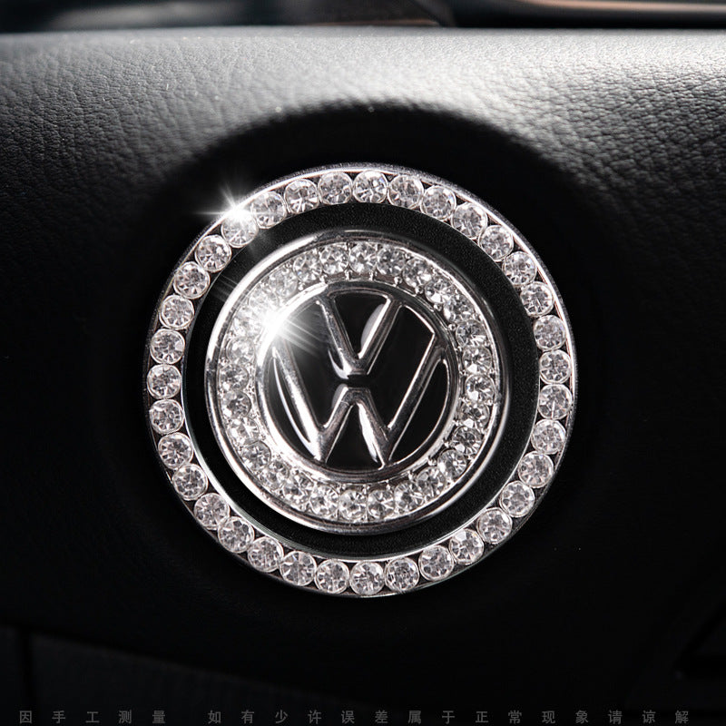 Bling Car Engine Start Button Cover