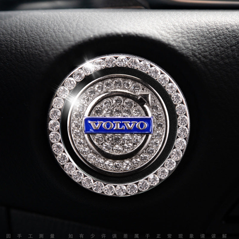Bling Car Engine Start Button Cover