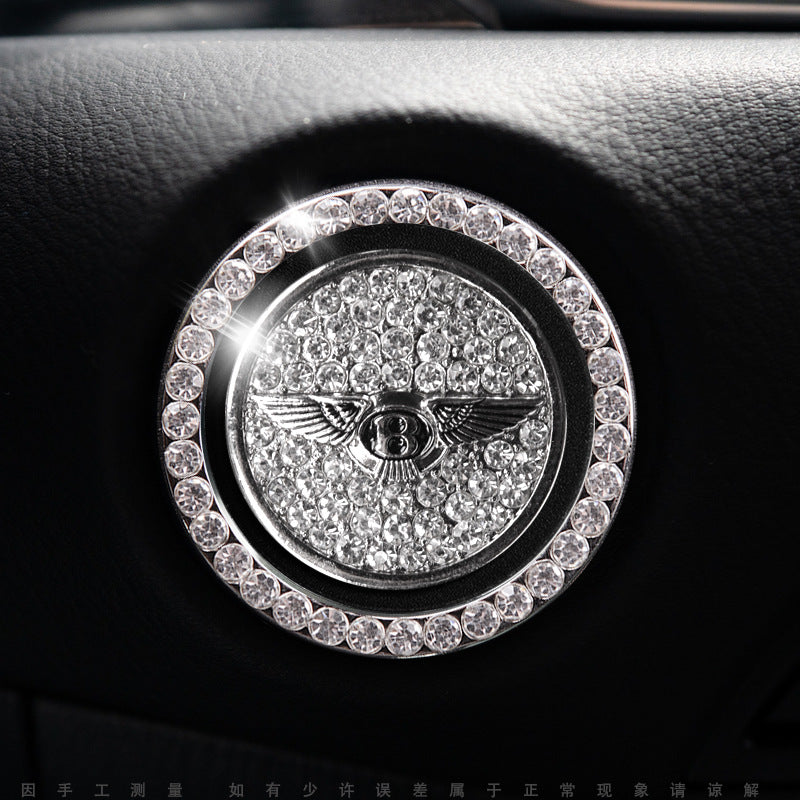 Bling Car Engine Start Button Cover