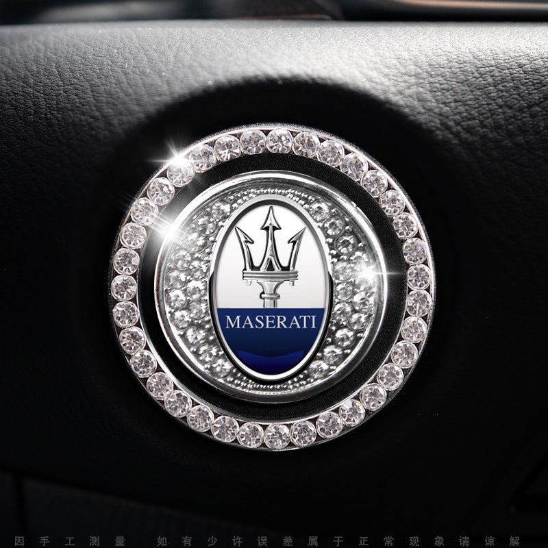 Bling Car Engine Start Button Cover