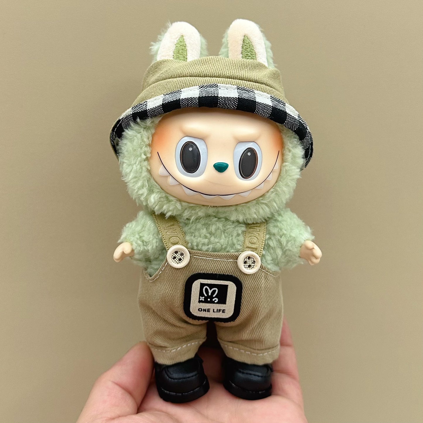 Labubu baby clothes 17cm rabub clothes blind box doll skirt set cute dress-up toys cross-border wholesale