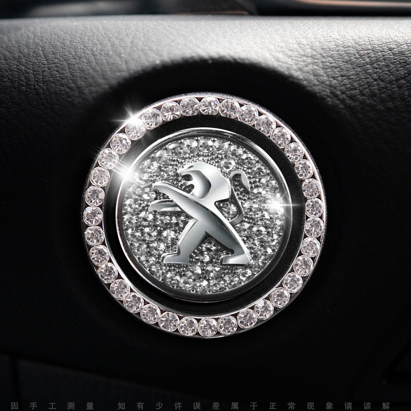 Bling Car Engine Start Button Cover
