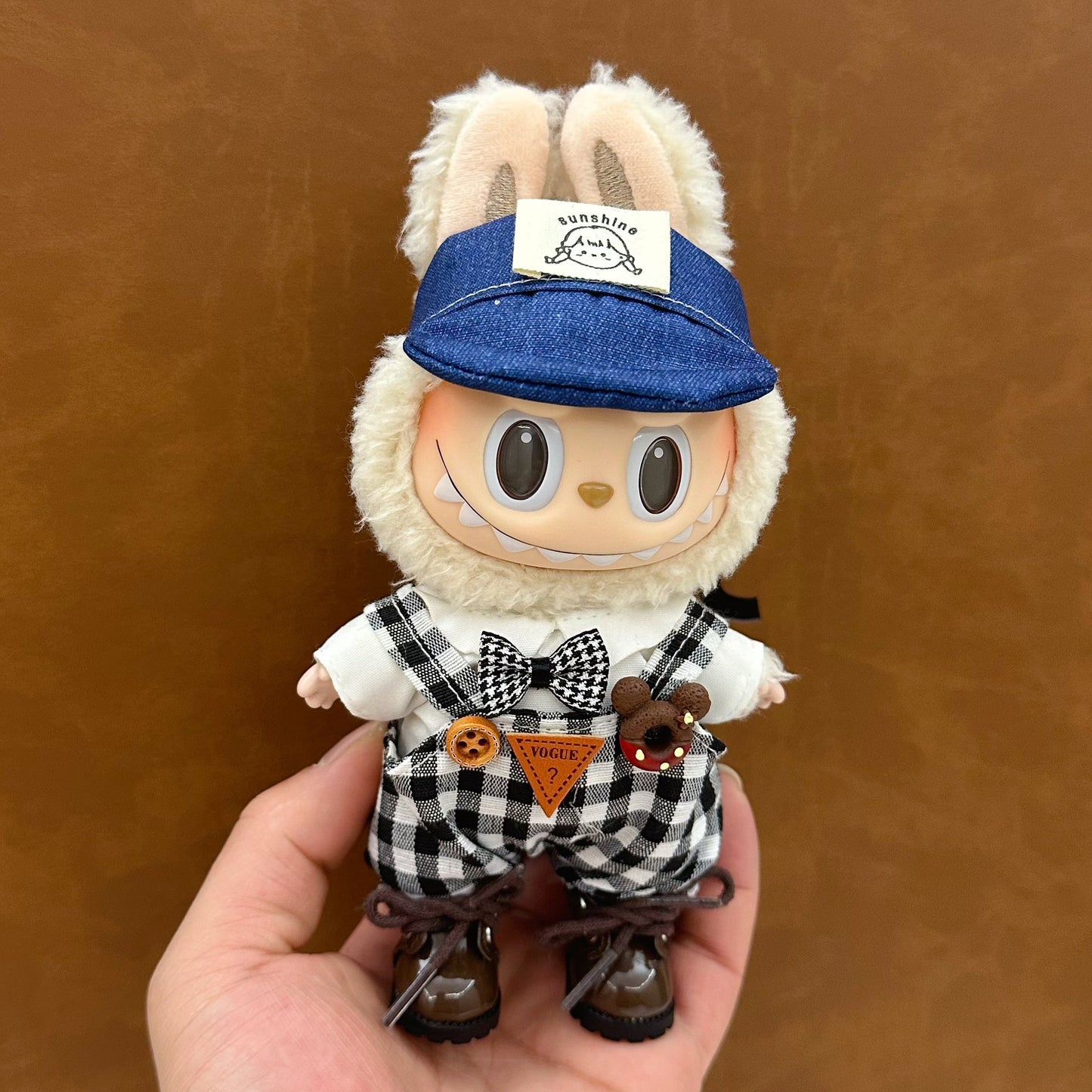 Labubu baby clothes 17cm rabub clothes blind box doll skirt set cute dress-up toys cross-border wholesale