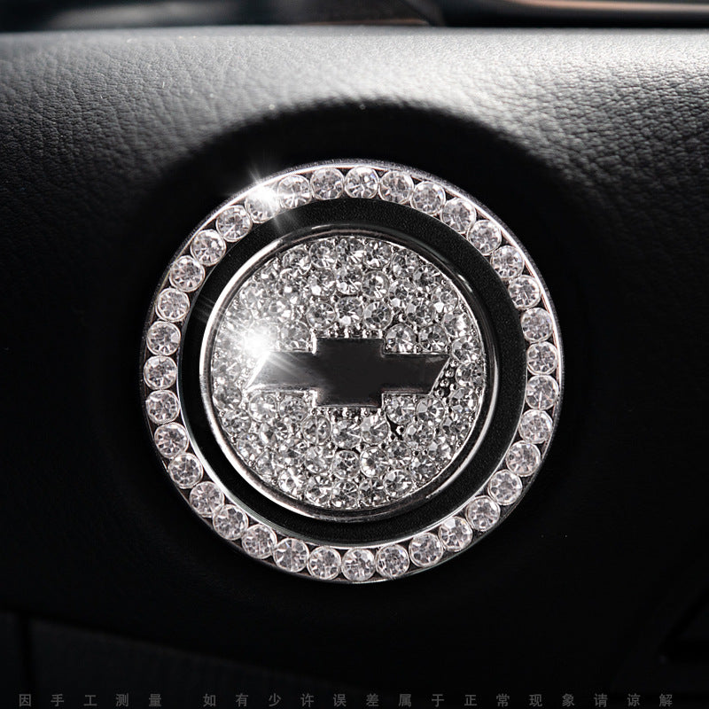 Bling Car Engine Start Button Cover