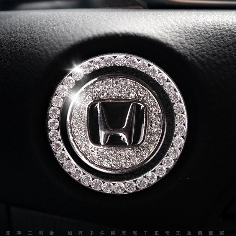 Bling Car Engine Start Button Cover