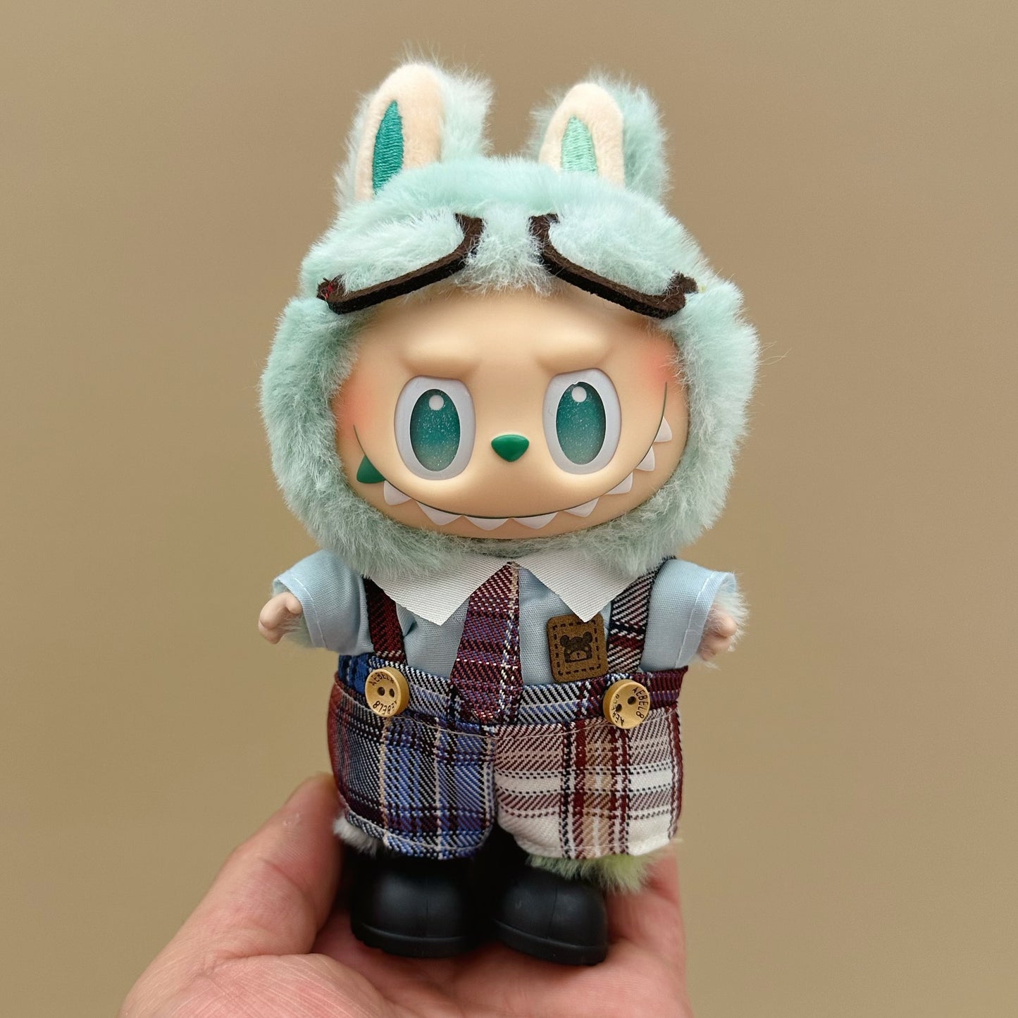 Labubu baby clothes 17cm rabub clothes blind box doll skirt set cute dress-up toys cross-border wholesale