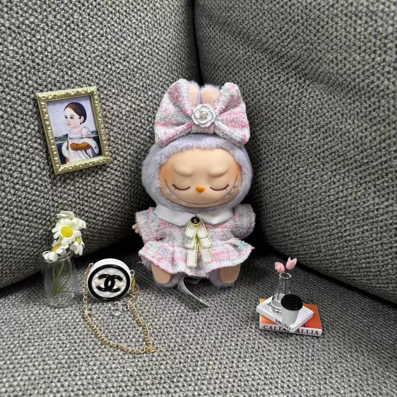 17cm Doll Clothes Suitable for 17cm Labubu Plushies