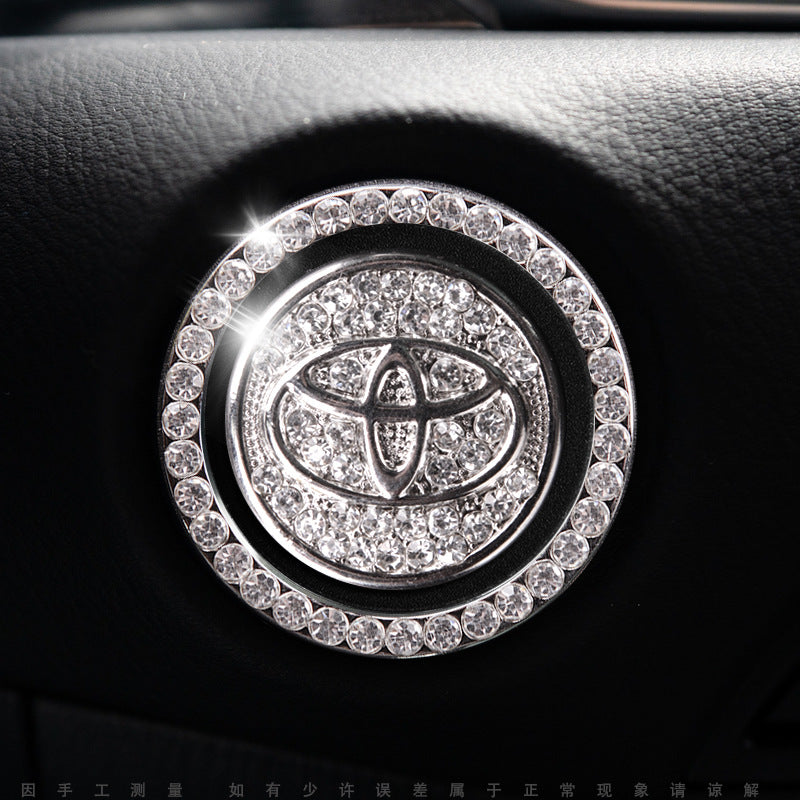 Bling Car Engine Start Button Cover