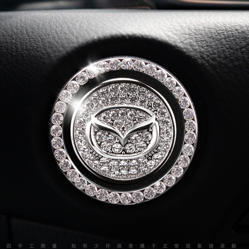 Bling Car Engine Start Button Cover
