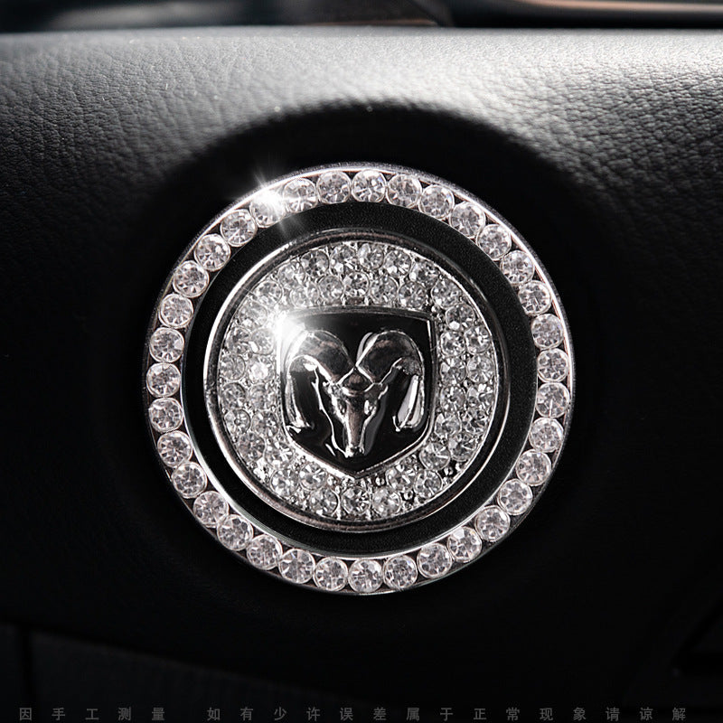 Bling Car Engine Start Button Cover