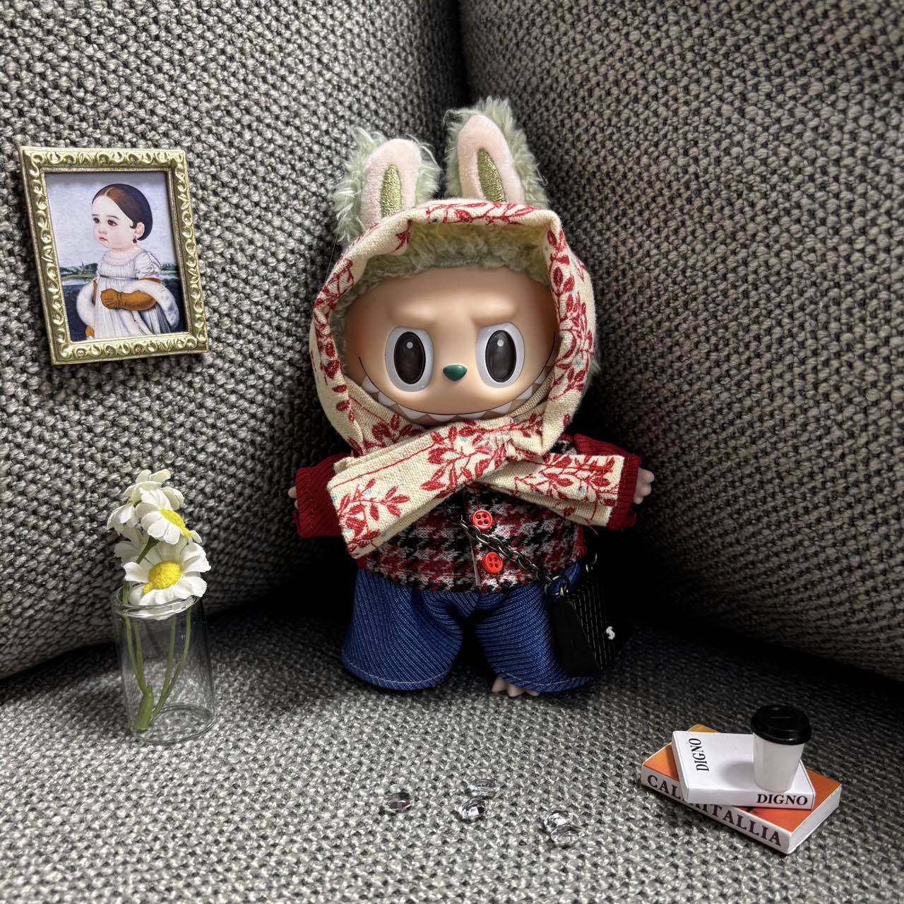 17cm Doll Clothes Suitable for 17cm Labubu Plushies
