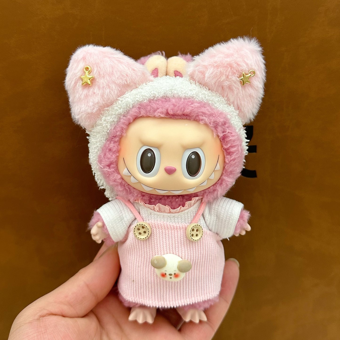 Labubu baby clothes 17cm rabub clothes blind box doll skirt set cute dress-up toys cross-border wholesale