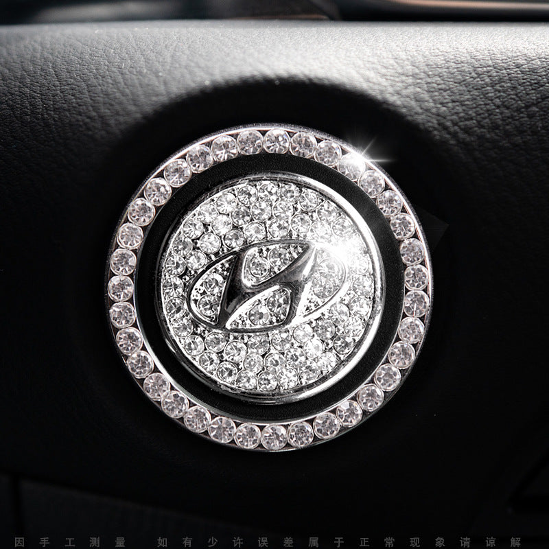 Bling Car Engine Start Button Cover
