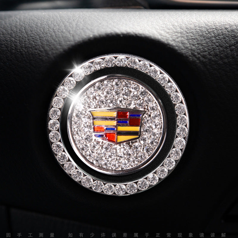 Bling Car Engine Start Button Cover