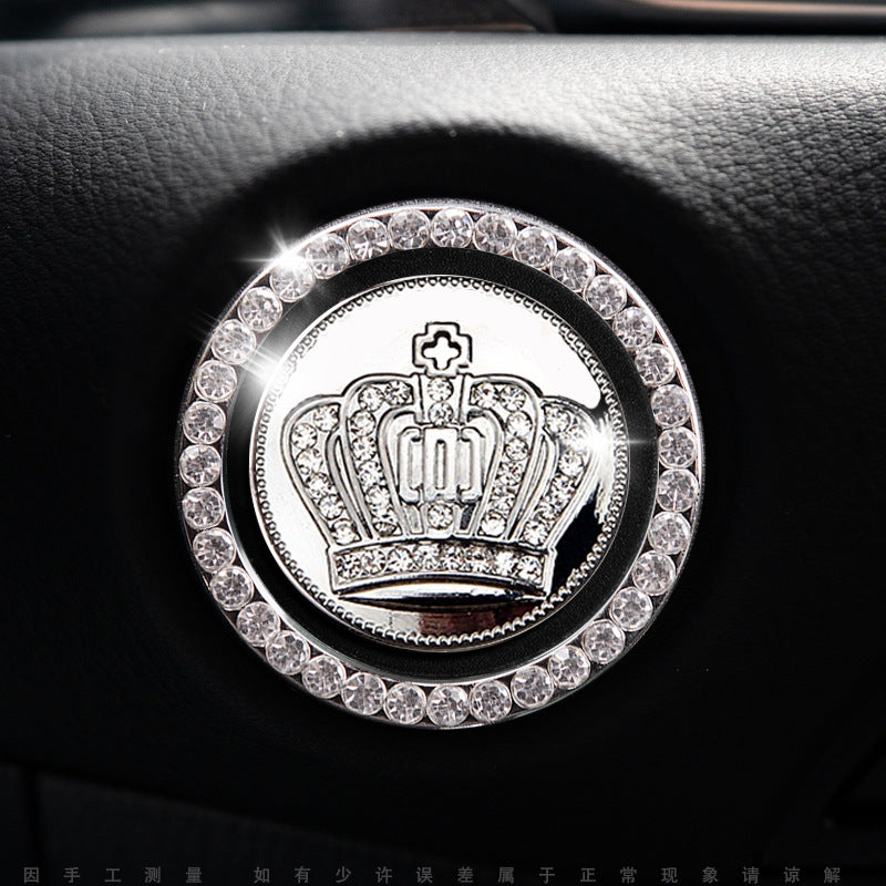 Bling Car Engine Start Button Cover