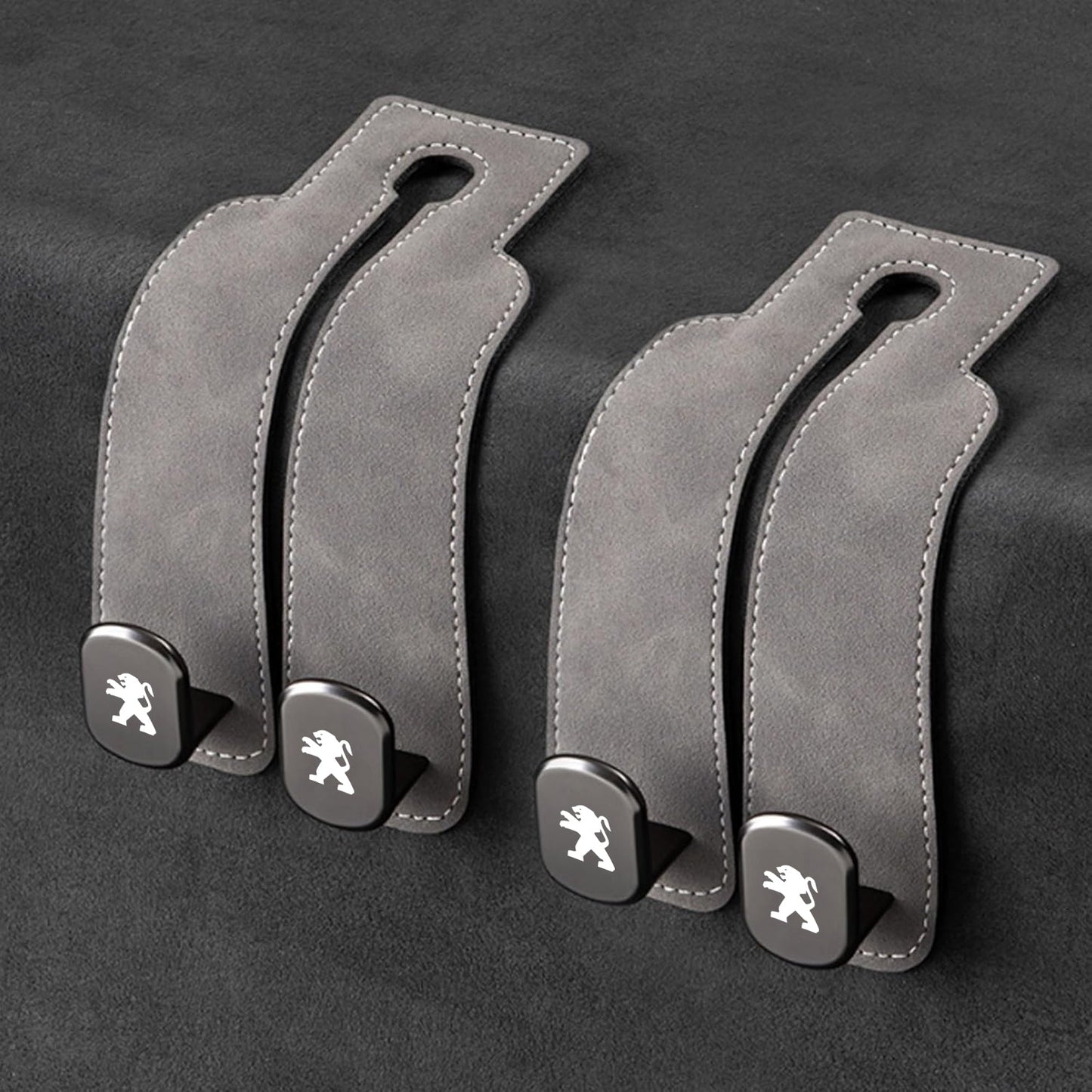 TwinHook Leather Car Headrest Hangers(limited time)
