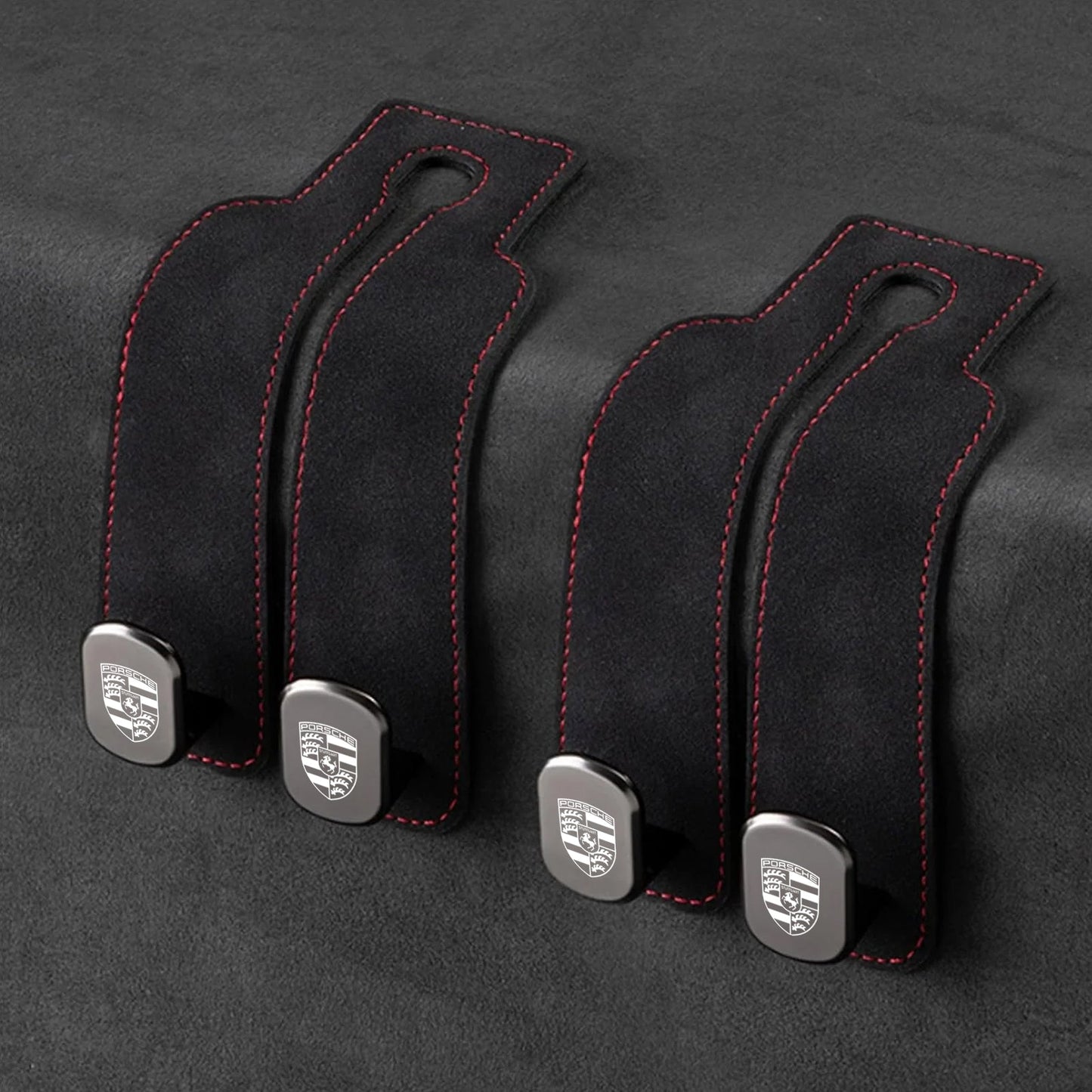 TwinHook Leather Car Headrest Hangers(limited time)