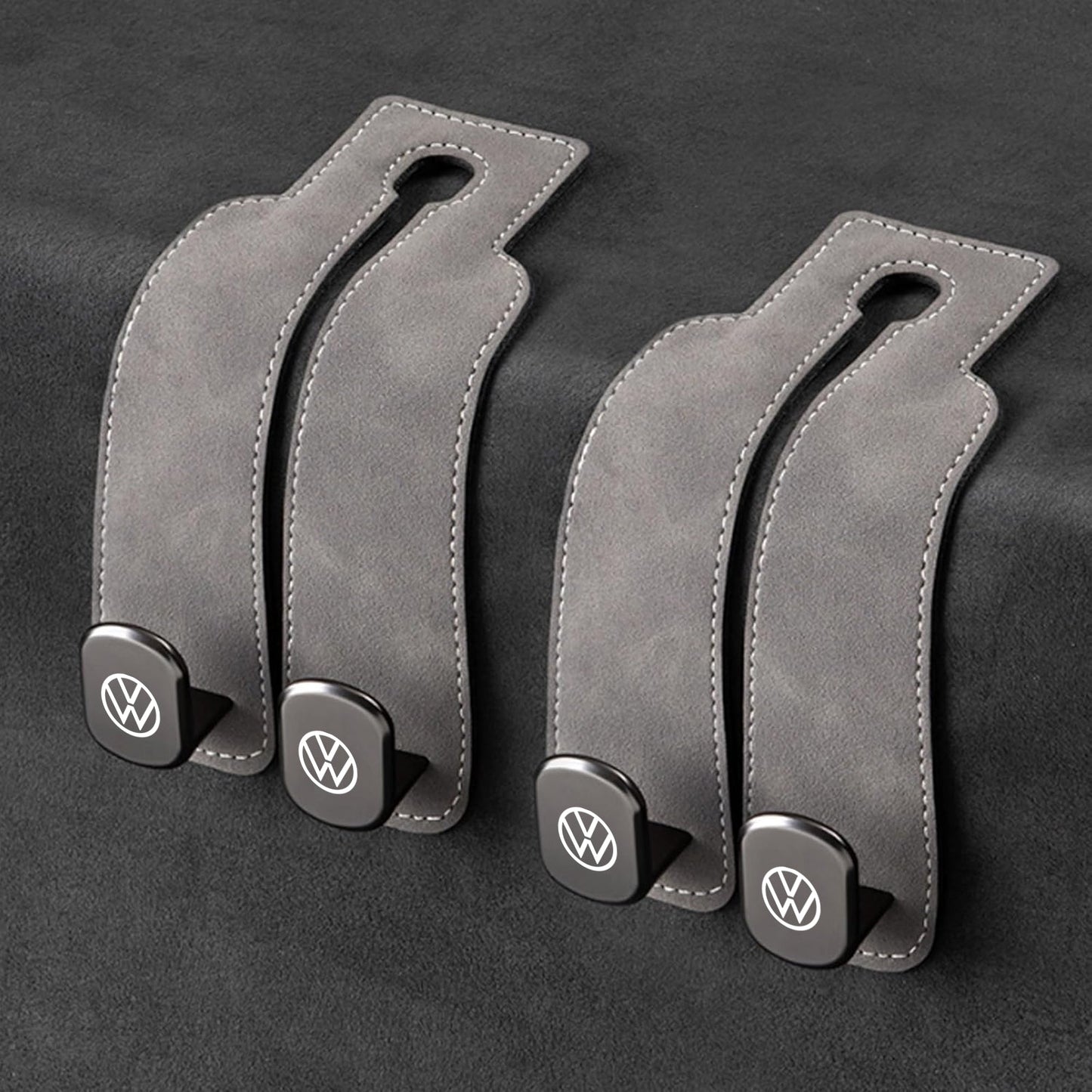TwinHook Leather Car Headrest Hangers(limited time)