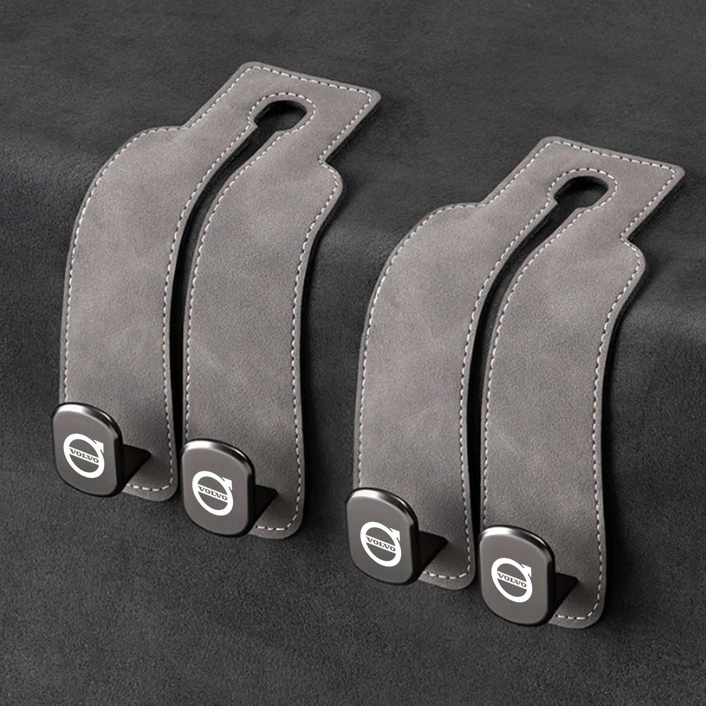 TwinHook Leather Car Headrest Hangers(limited time)