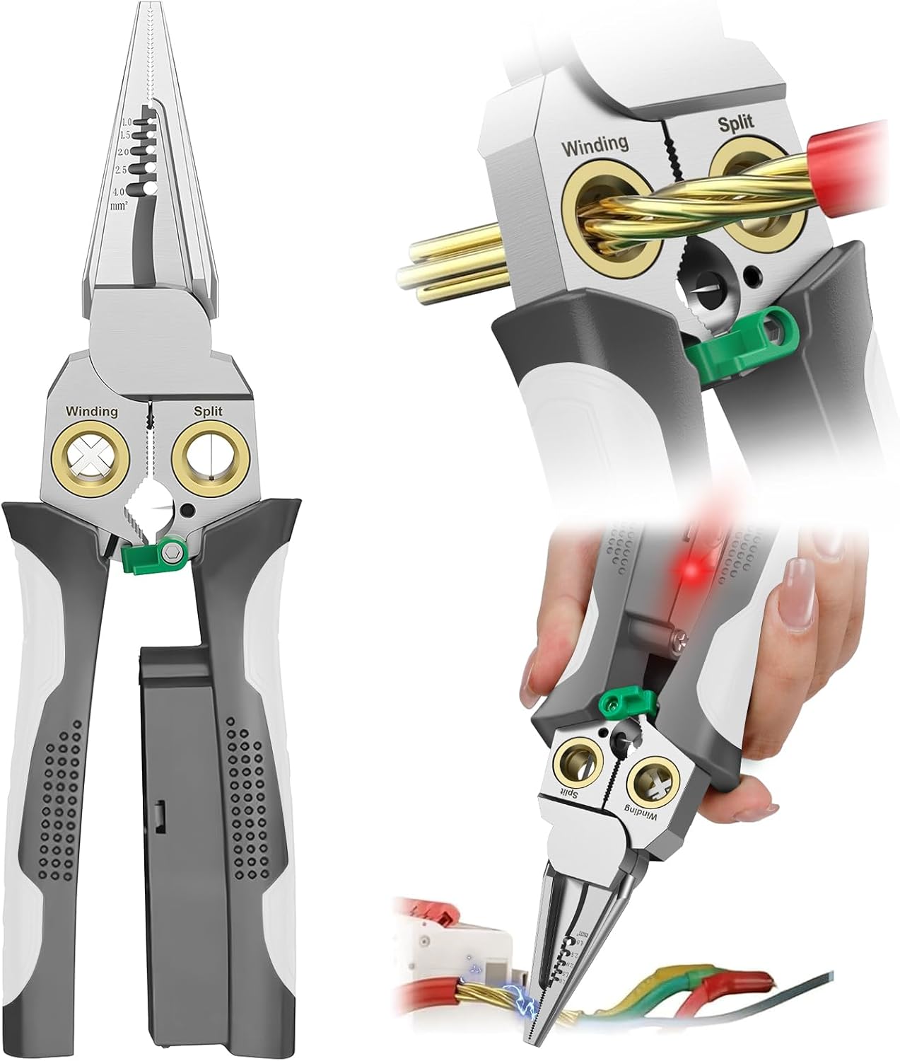 8 in 1 Wire Stripper Twister for Cutting and Pulling Wires