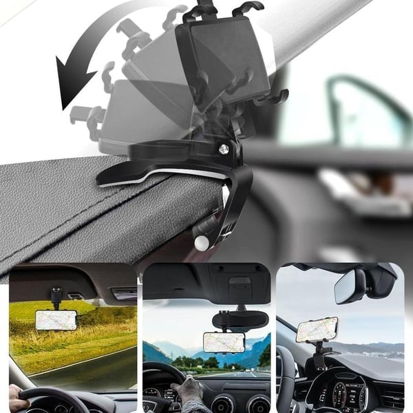 360 Degree Rotation Dashboard Car Phone Holder