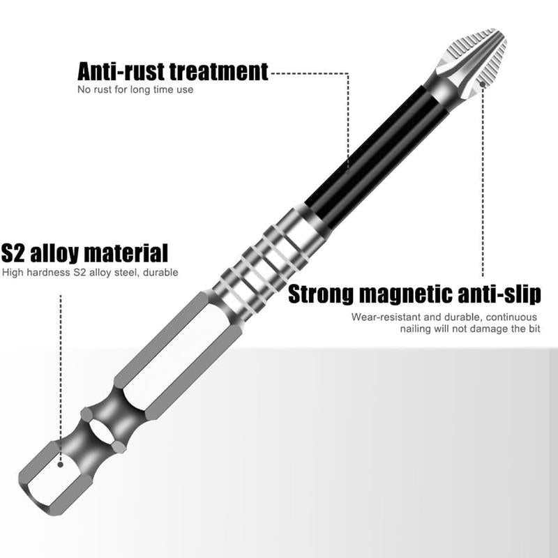 K5 Impact-Resistant and Non-Slip Bit,Impact Driver Bit Set