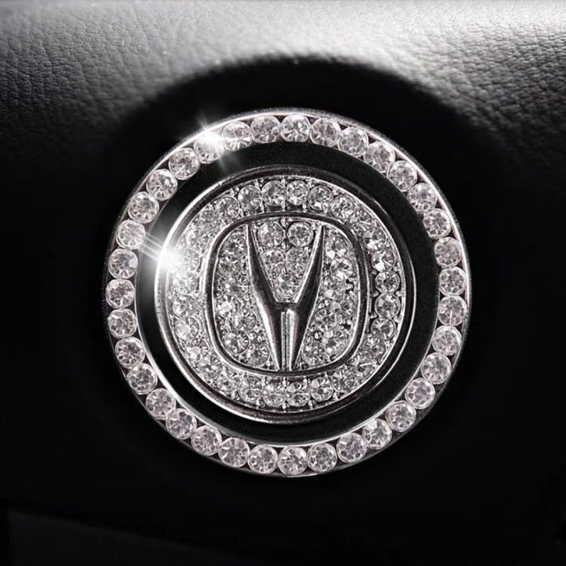 Bling Car Engine Start Button Cover