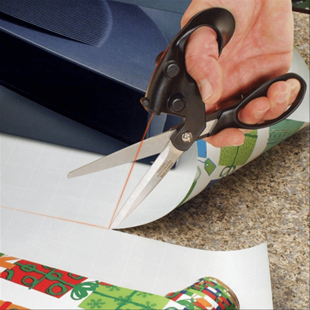 Professional laser guided scissors