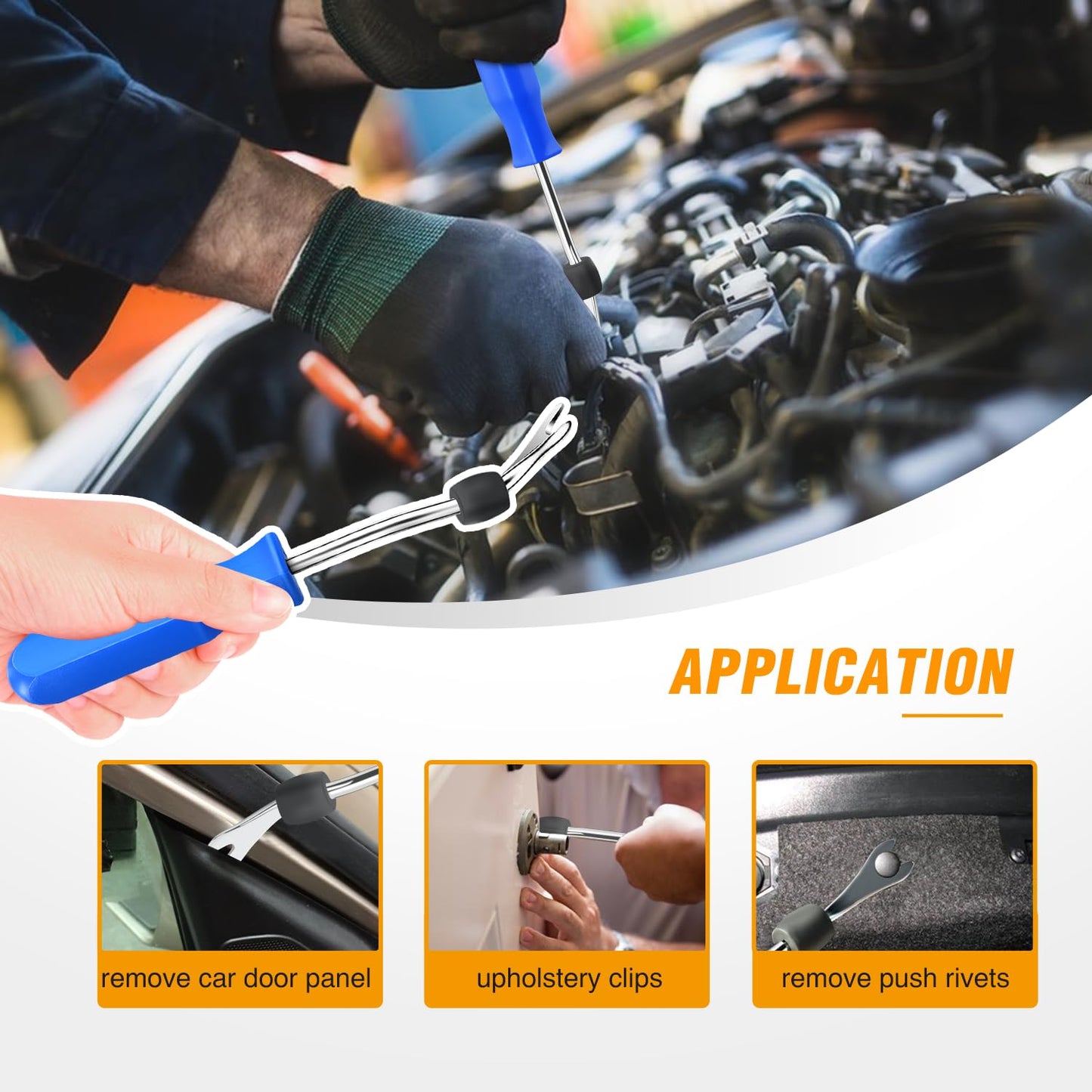 925pcs-1295Pcs Car Retainer Clips & Fastener Remover(limited-time discount)