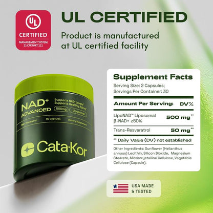 NMNH Supplement Alternative - Liposomal NAD