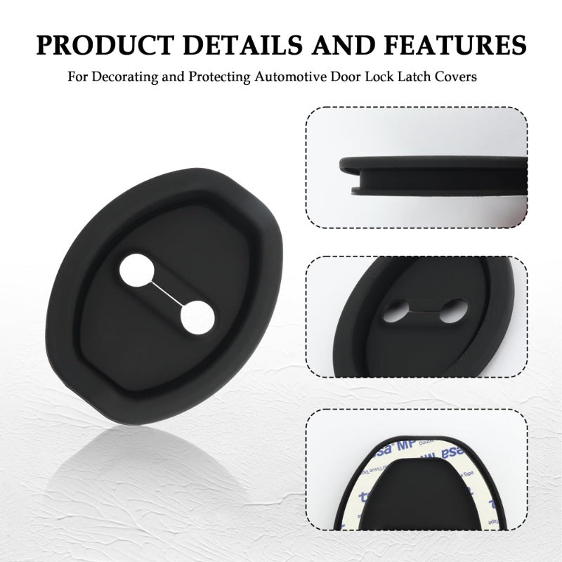 4PCS Door Latch Lock Cover