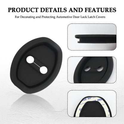 4PCS Door Latch Lock Cover