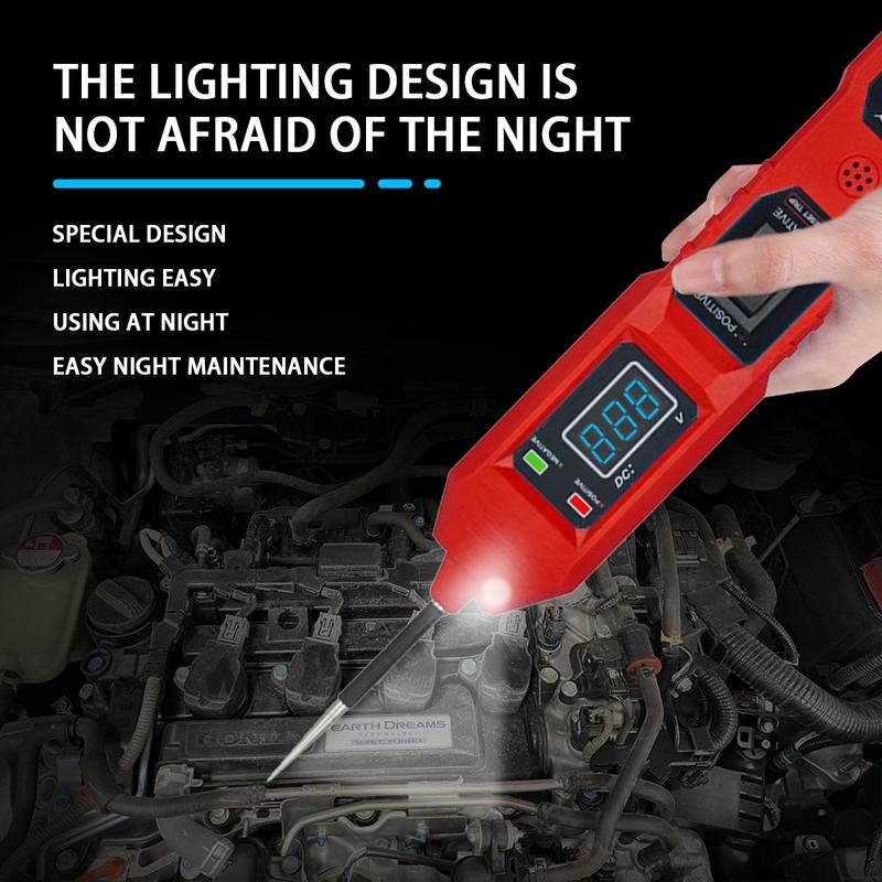 Automotive Electric Circuit Tester With Voltage Display LED Light（limited-time discount）