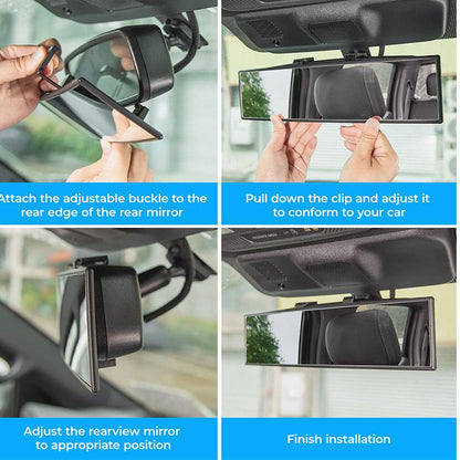 Universal 11.81 Inch Panoramic Convex real view Mirror（limited-time discount）