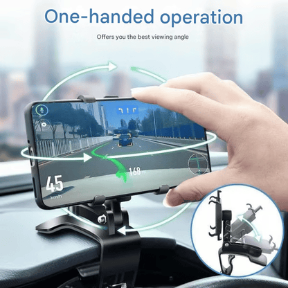 360 Degree Rotation Dashboard Car Phone Holder
