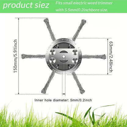 Steel Wire Trimmer Head Replacement