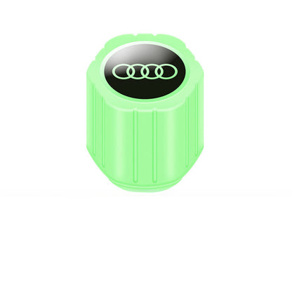 20-Pack Neon Green Glow Tire Valve Caps – No Battery Needed
