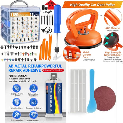 925pcs-1295Pcs Car Retainer Clips & Fastener Remover（limited-time discount）