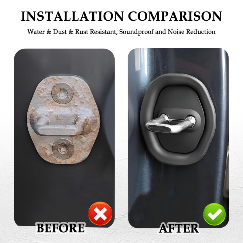 4PCS Door Latch Lock Cover
