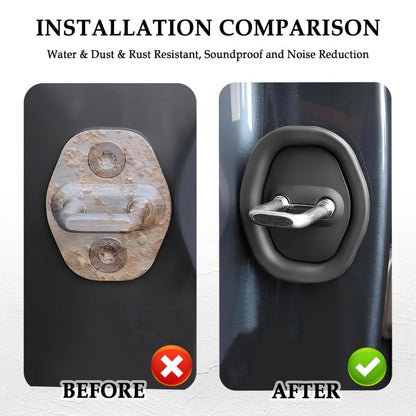 4PCS Door Latch Lock Cover