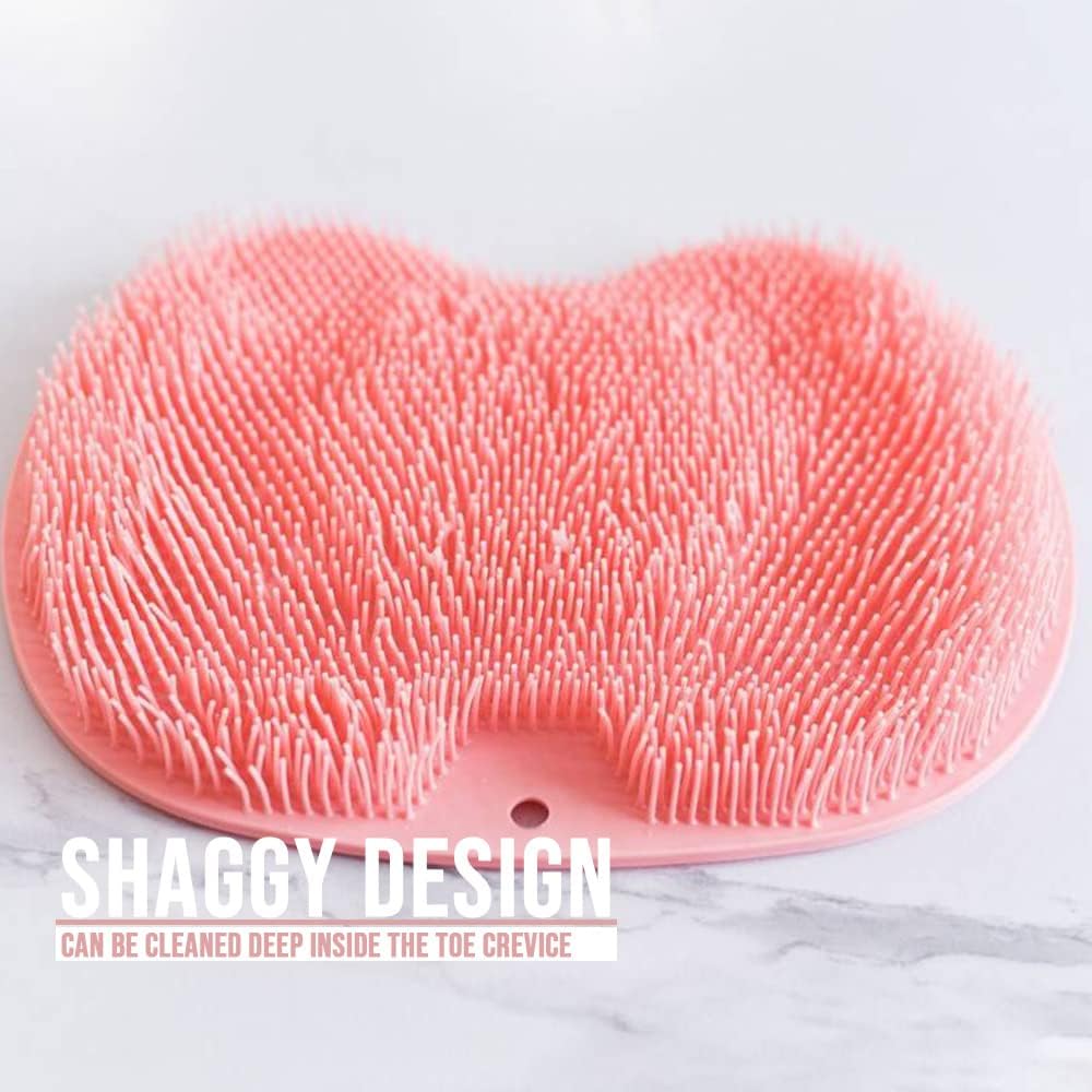 Shower Foot Scrubber Mat with Non-Slip Suction Cups（limited-time discount）