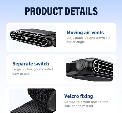 2025 New Car Fan for Driver and Passenger's Seat