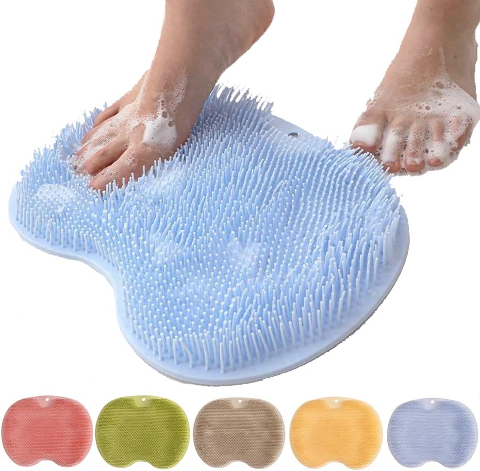 Shower Foot Scrubber Mat with Non-Slip Suction Cups（limited-time discount）
